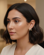 Triple Band Earrings