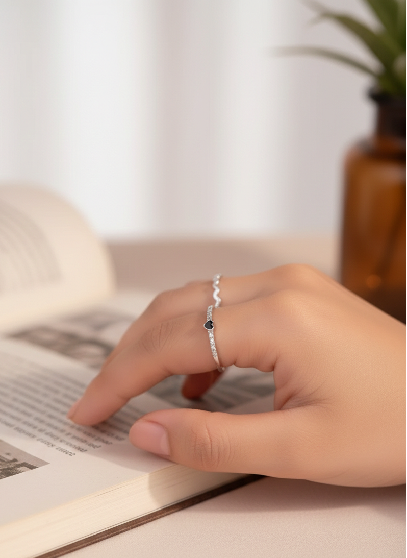 Adjustable Silver Rings