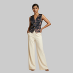 Satin Waistcoat for women