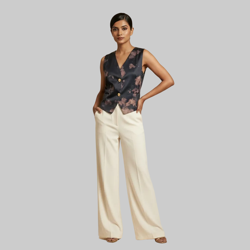 Satin Waistcoat for women