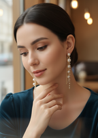 Pearl Dangle Earrings