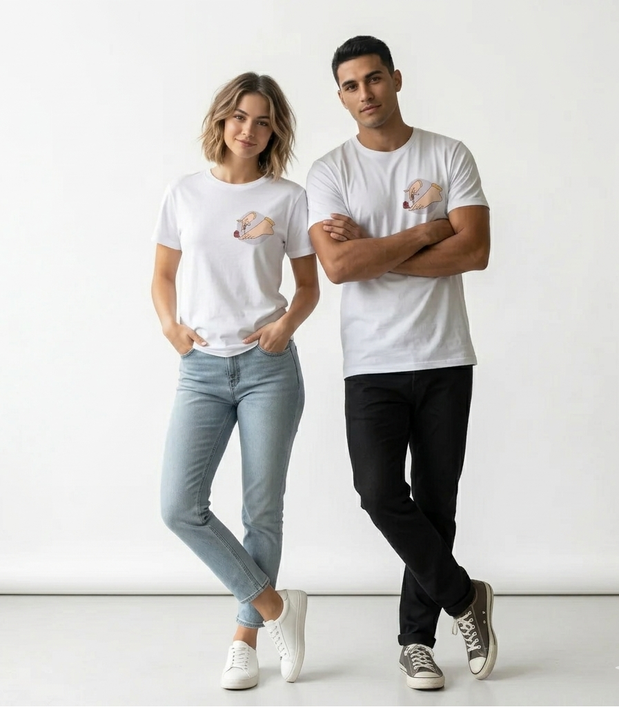 Sassy Savitri White T-Shirt
