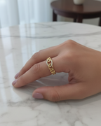 Open Chain Band Ring