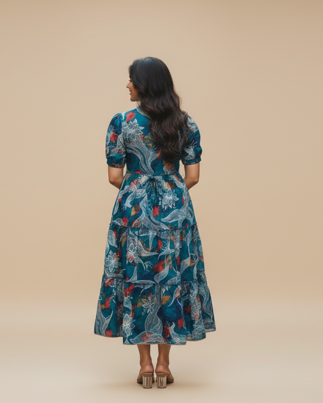 Mandarin Collar Dress