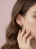 Leaf Golden Earrings