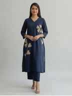 Navy Clover Bloom Co-Ord