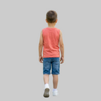 Coral Mario Sleeveless T- shirt