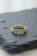 Open Chain Band Ring