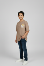 Oversize Fit Brown T-Shirt