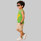 Green Pikachu Sleeveless T-shirt