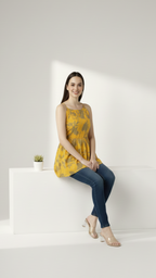 Strap Peplum Top