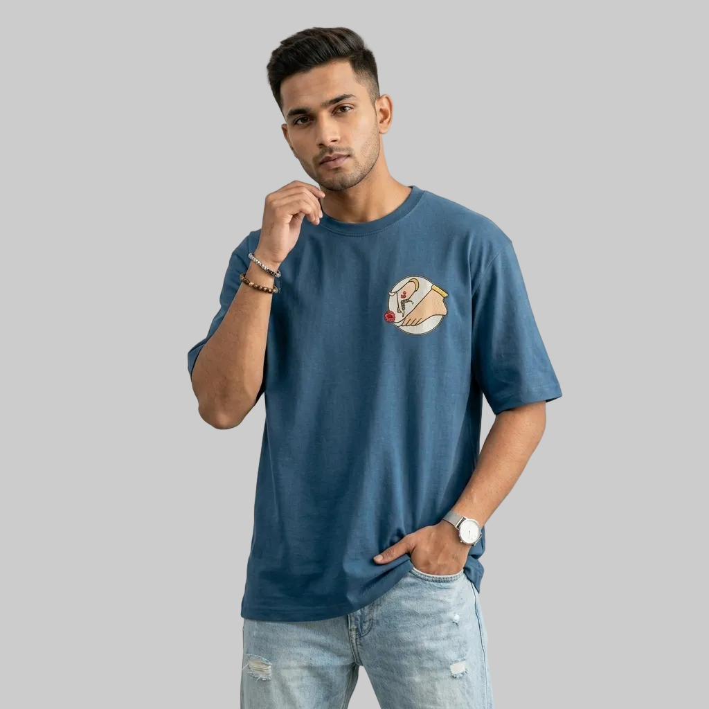 Sassy Savitri Blue T-Shirt