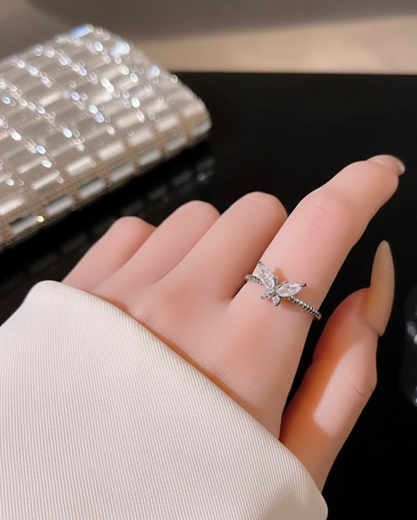 Graceful Butterfly Ring