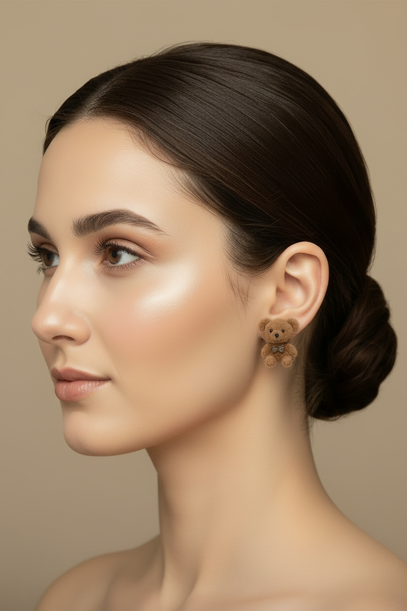 Teddy Bear Earrings