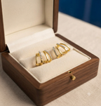 Triple Band Earrings