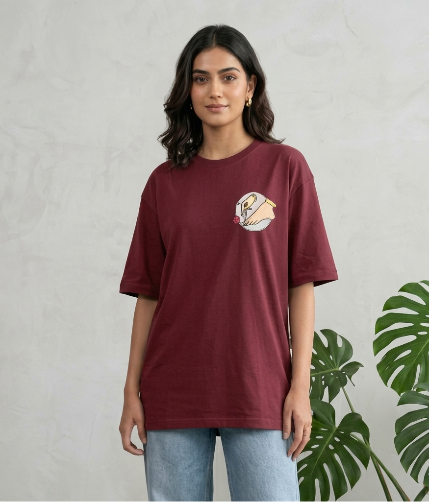 Sassy Savitri Wine T-Shirt