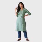 Cotton Straight Kurta