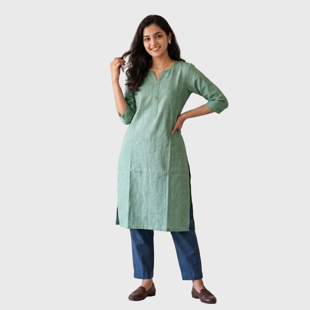 Cotton Straight Kurta