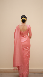 Pink Silk Saree
