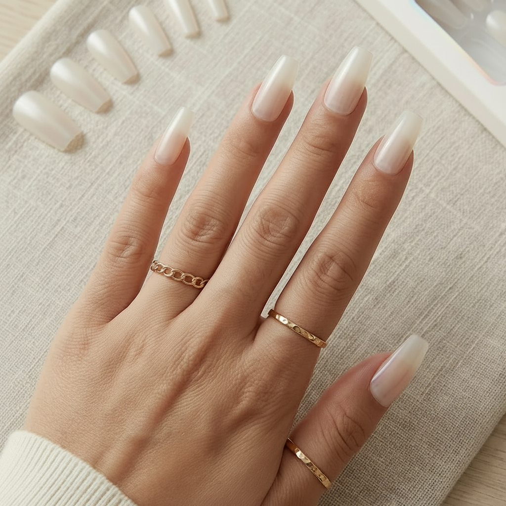 Blush Petal Nails