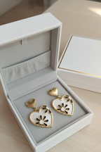 Heart Drop Earrings