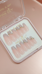Crystal Drip Nails