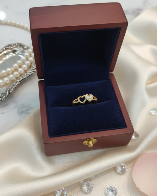 Double Heart Ring