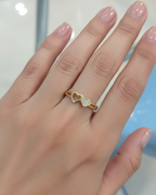 Double Heart Ring