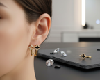 Star and Clover Ear Cuffs