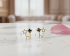 Star and Clover Ear Cuffs