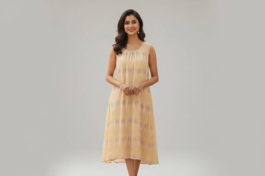 Sunny Meadow Dress(Light Yellow)