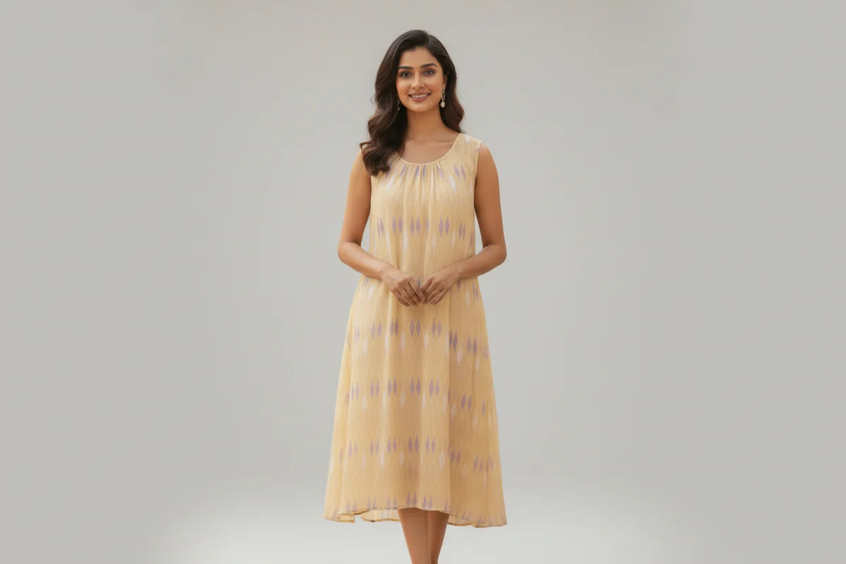 Sunny Meadow Dress(Light Yellow)