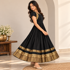 Black Traditional Ethnic Dress
