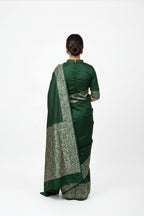 Soft Lichi Silk Printed Saree