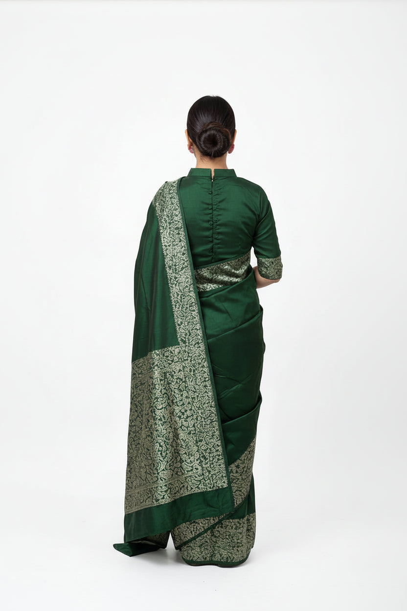 Soft Lichi Silk Printed Saree