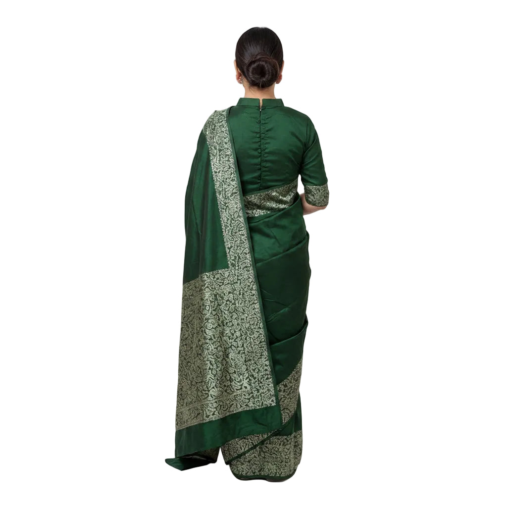 Emerald Green  Silk Saree