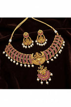 Regal Matte Temple Choker Set