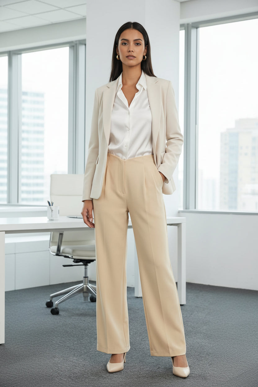 Sophisticated Taupe Trouser