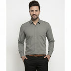 Classic Men's Steel Grey Formal Shirt