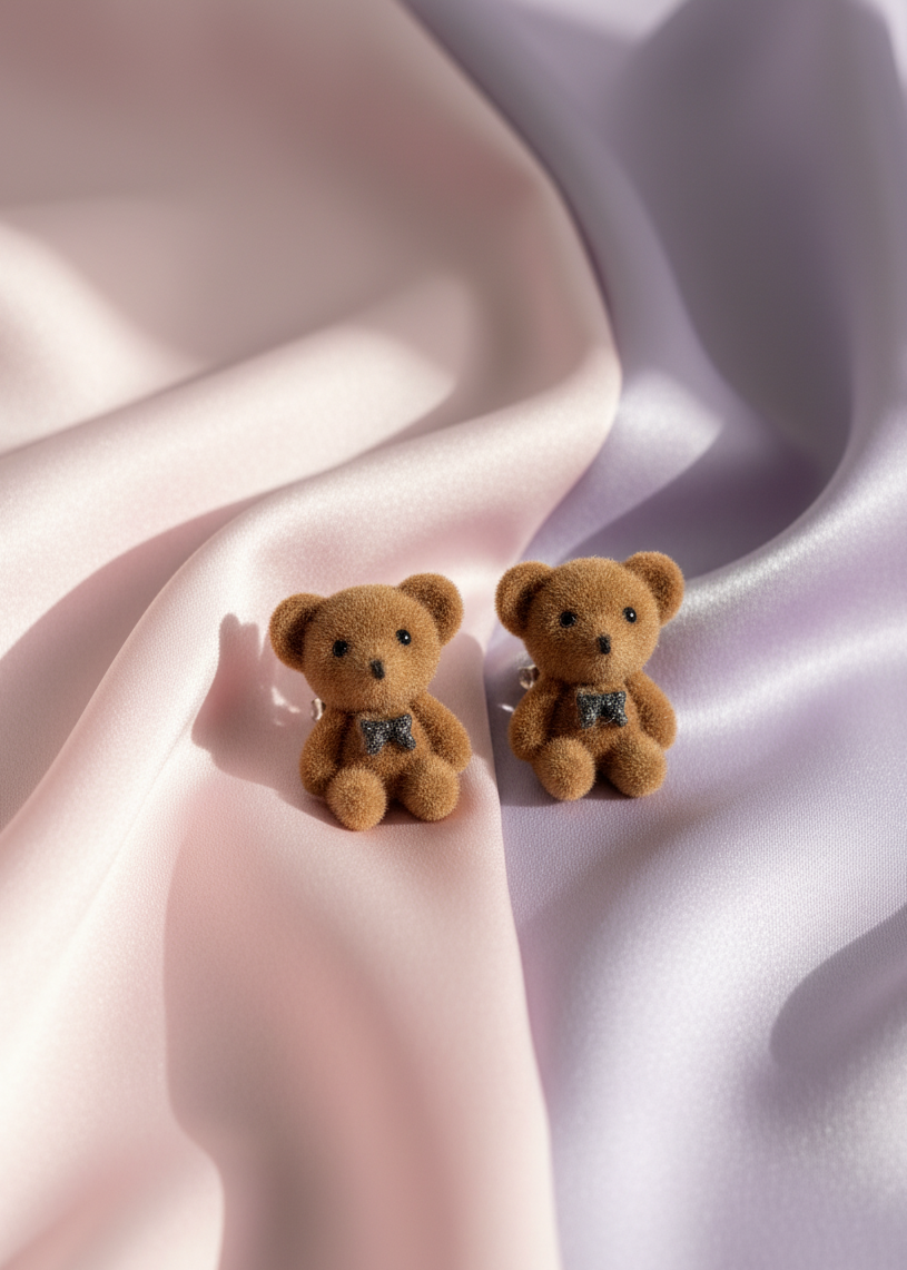Teddy Bear Earrings