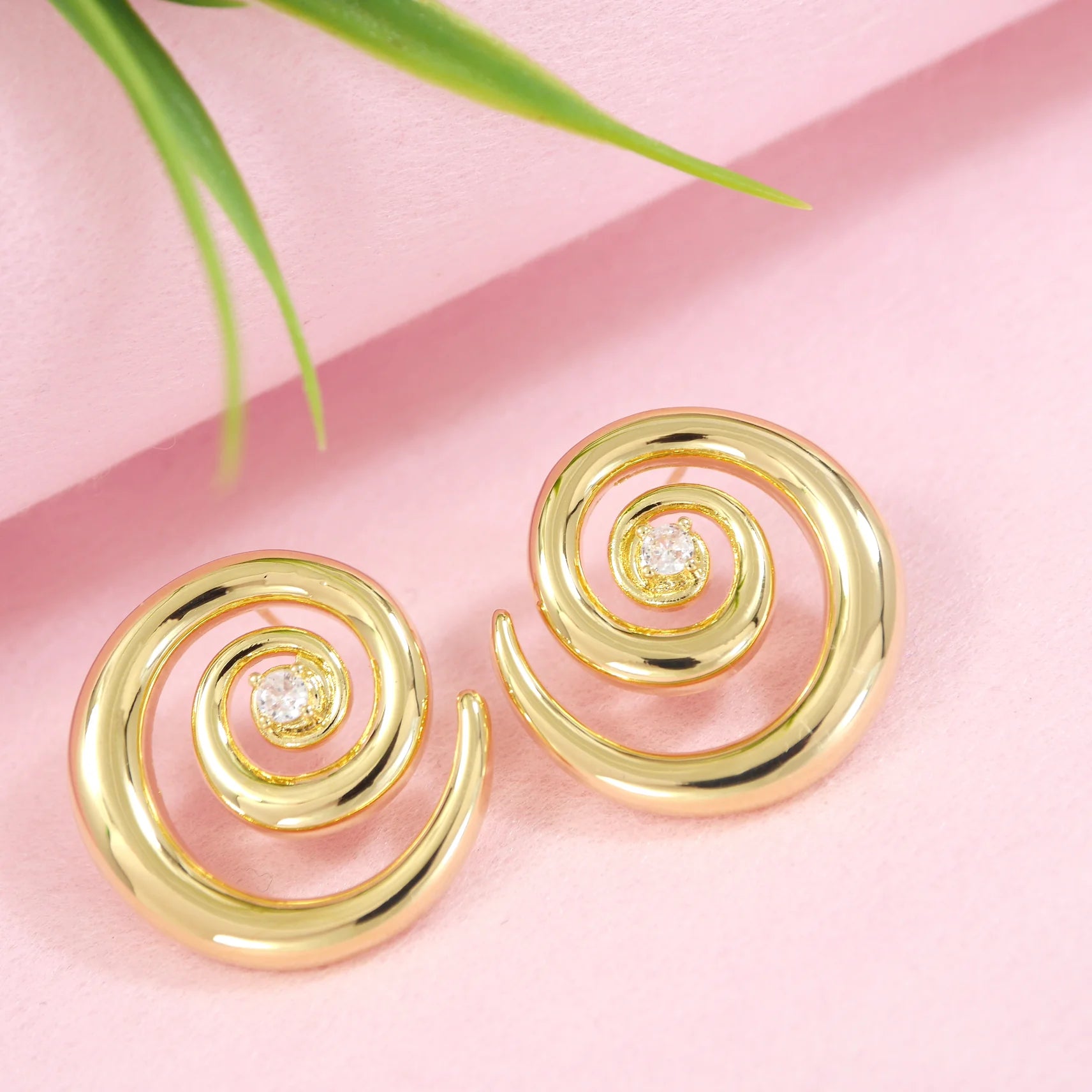 Korean Gold Earrings