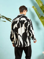 Abstract Print Fit Shirt