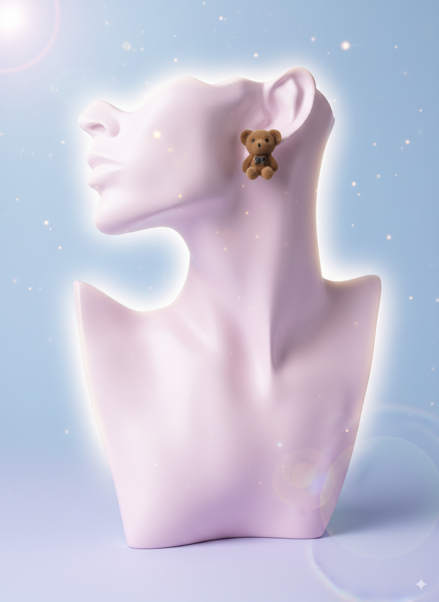 Teddy Bear Earrings