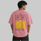 Growth word printed T-shirt for Men's