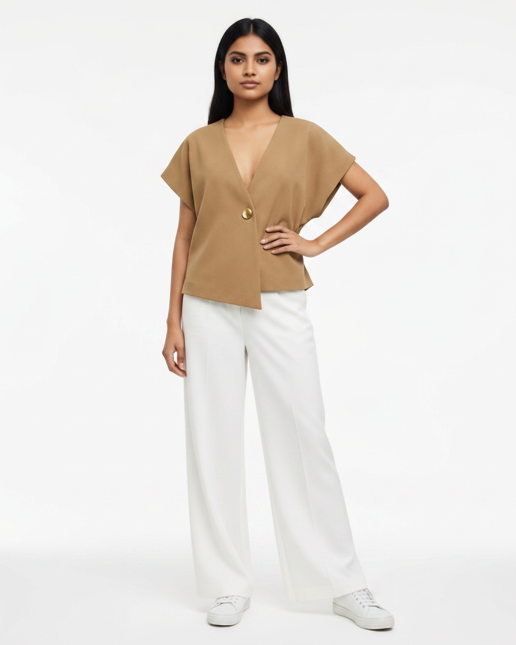 Asymmetric Tan Top