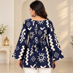 Short Top with Bell Sleeves
