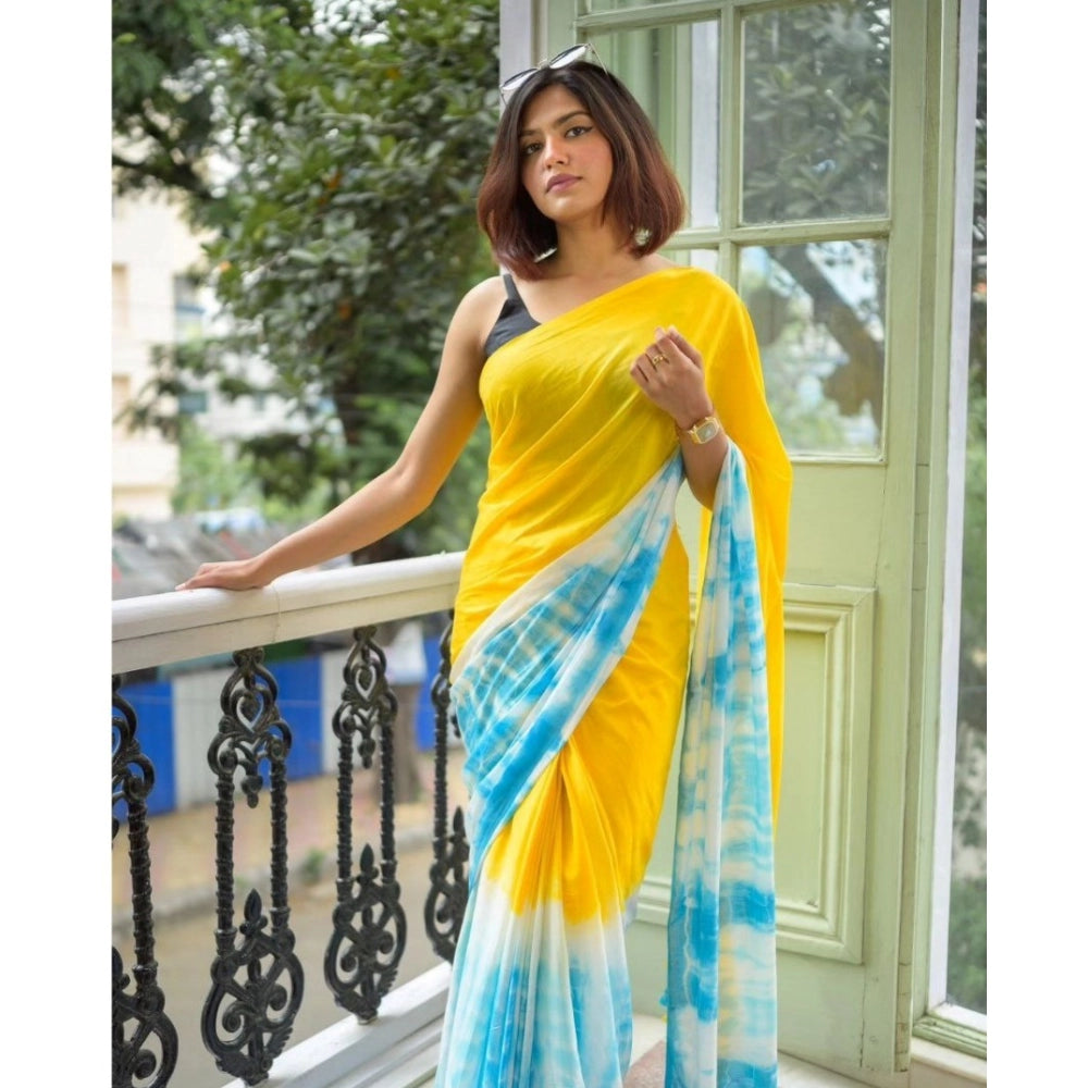 Dual Tone Saree
