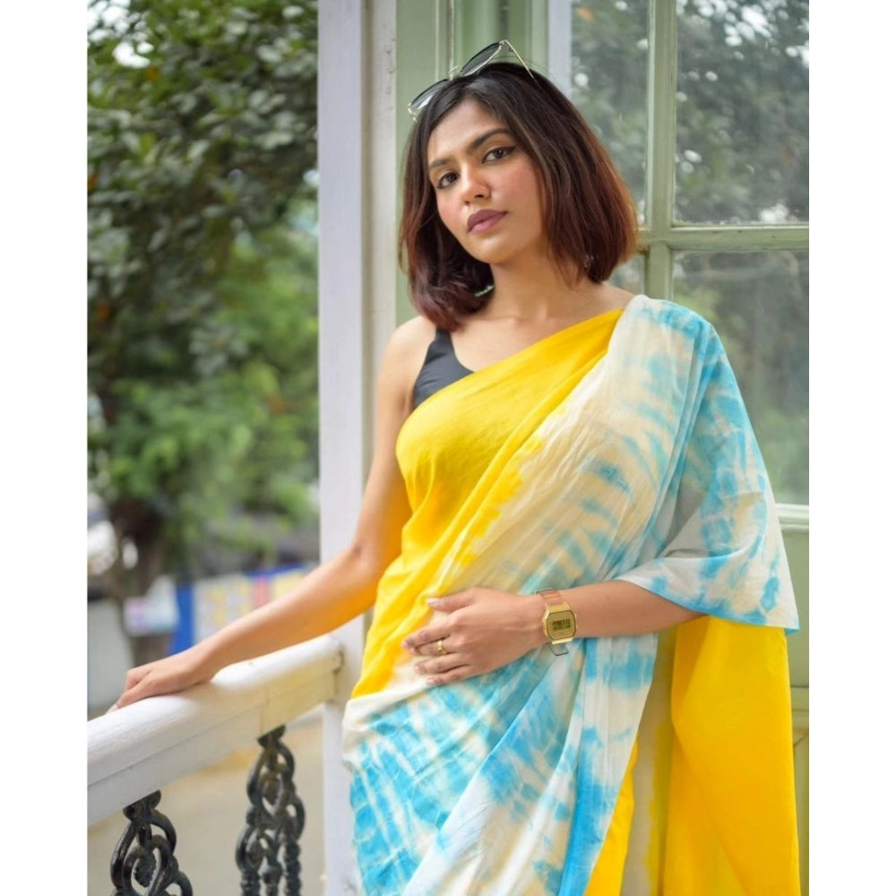 Dual Tone Saree