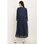 Blue Bandhani Print Kurta
