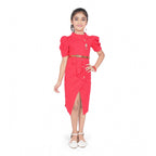 High-Collar Statement Frock